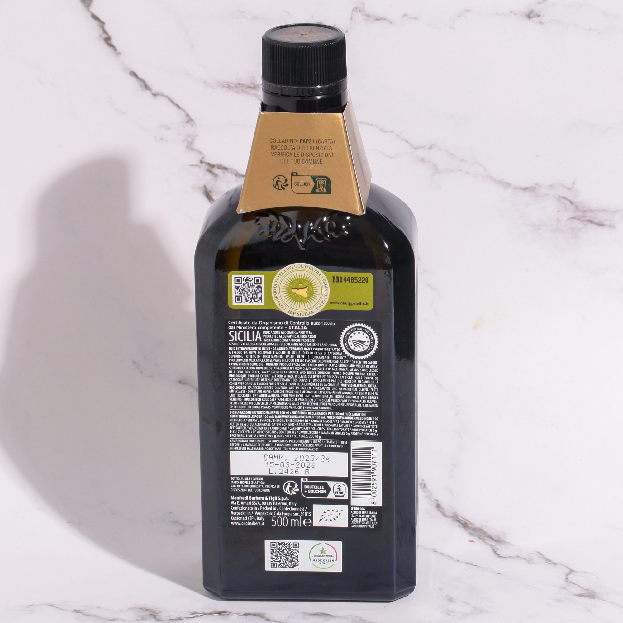 Lorenzo Anniversary 130 years Extra Virgin Olive Oil D.O.P.